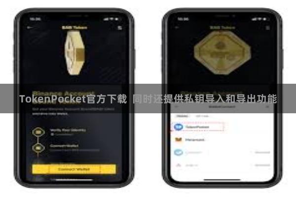 TokenPocket官方下载  同时还提供私钥导入和导出功能