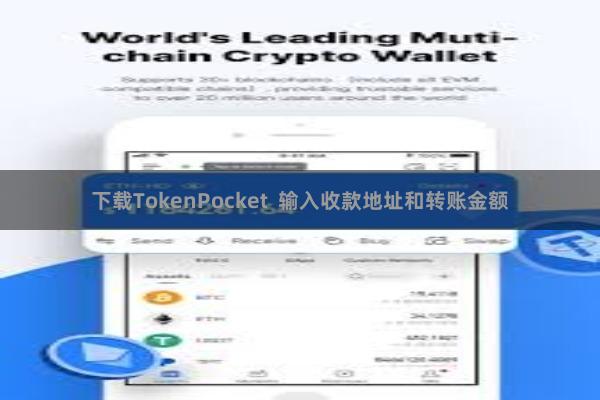 下载TokenPocket  输入收款地址和转账金额